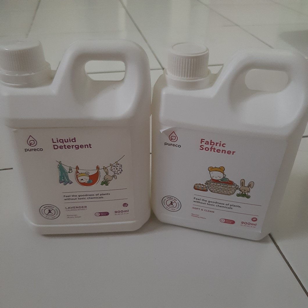 Pureco Liquid Detergent 900 Ml Bisa Gojek/grab