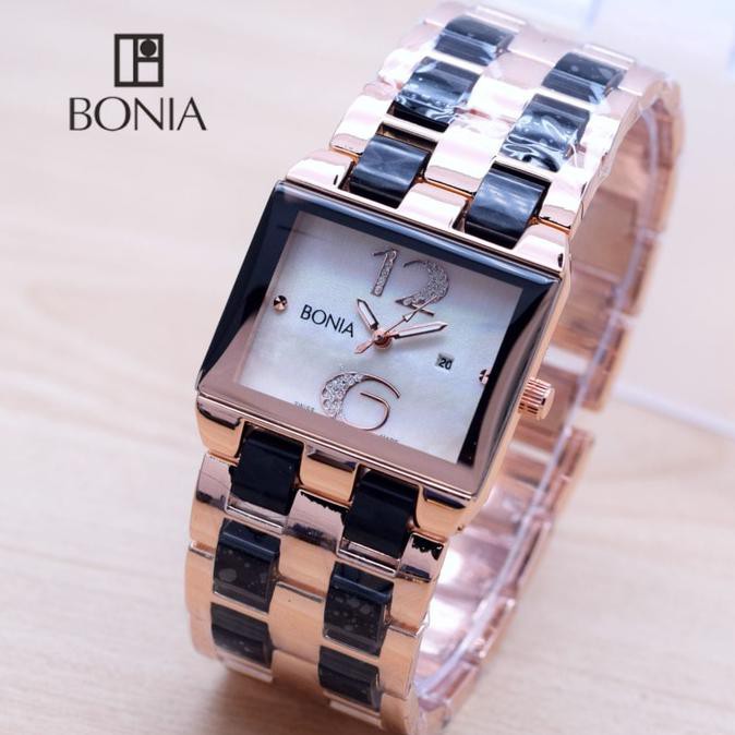 JAM TANGAN BONIA ROSE RANTAI 6374