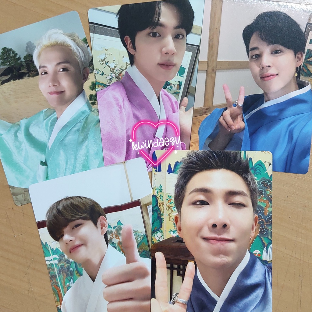 MPC Dalmajung 2021 2022 BTS Mini Photocard Sharing Satuan