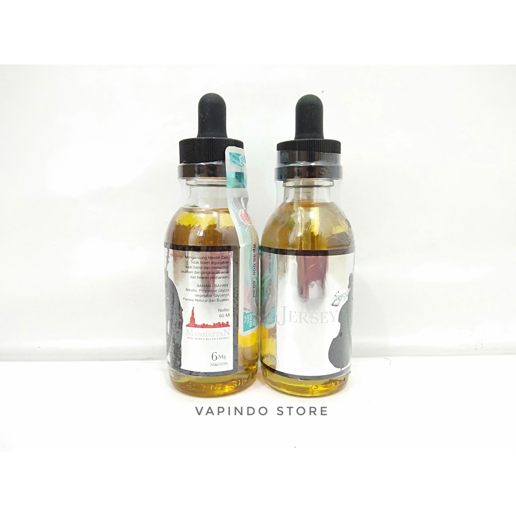 6MG MANHATTAN JERSEY 60ML TOBACCO CAPPUCINO PREMIUM E LIQUID VAPE