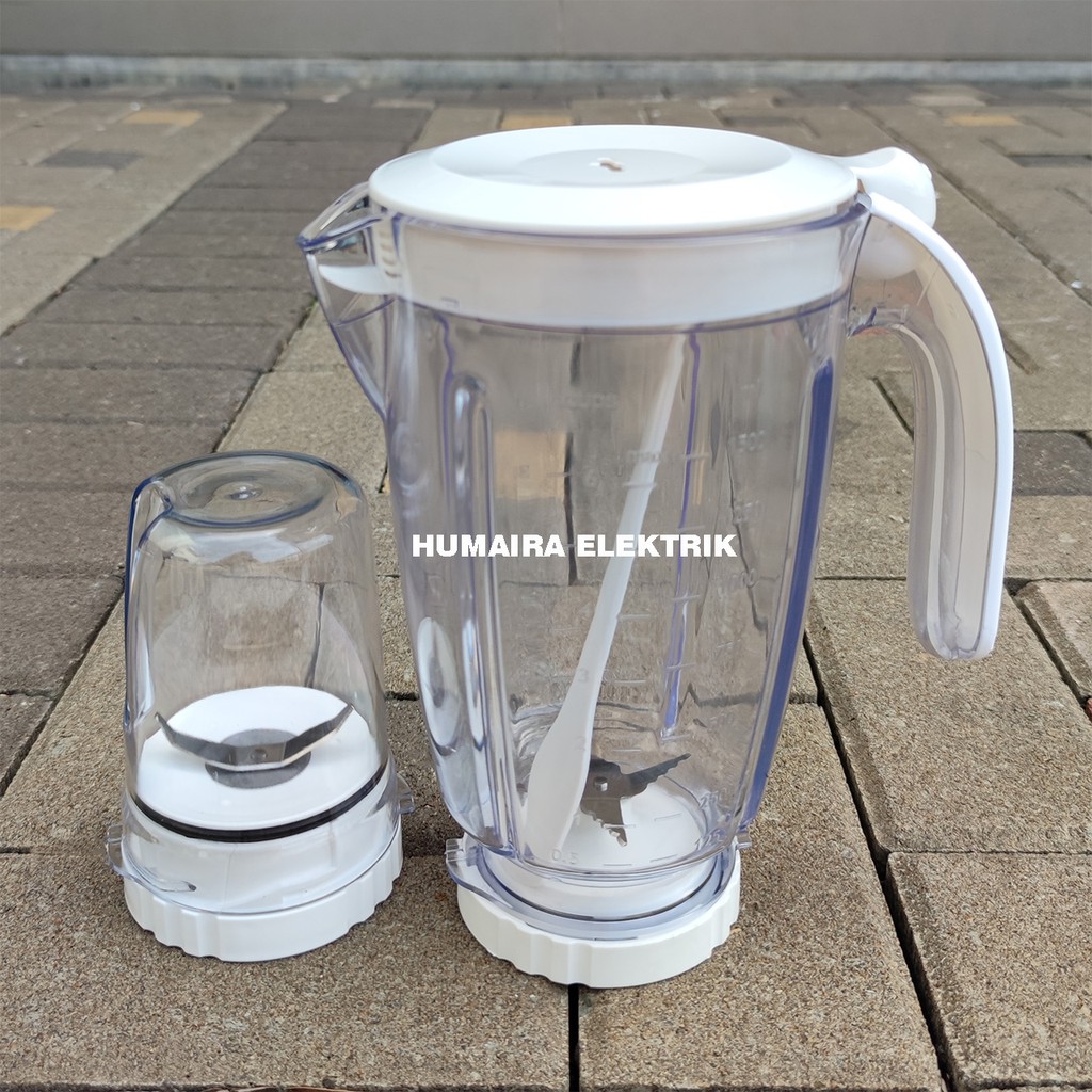 [BAYAR DITEMPAT] SET GELAS JUS DAN GELAS BUMBU BLENDER PHILIPS HR 2115 2116 2071 2061