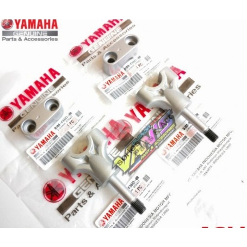 RAISER STANG , KLEMAN STANG ATAS BAWAH SET YAMAHA WR155 - WR 155 ORIGINAL