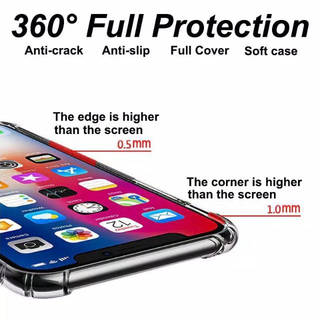 Anti crack case/soft case bening samsung a10,a20,a30,a50,a70,a80,a90,a10s,a20s,a30s,a50s,m20 -casing