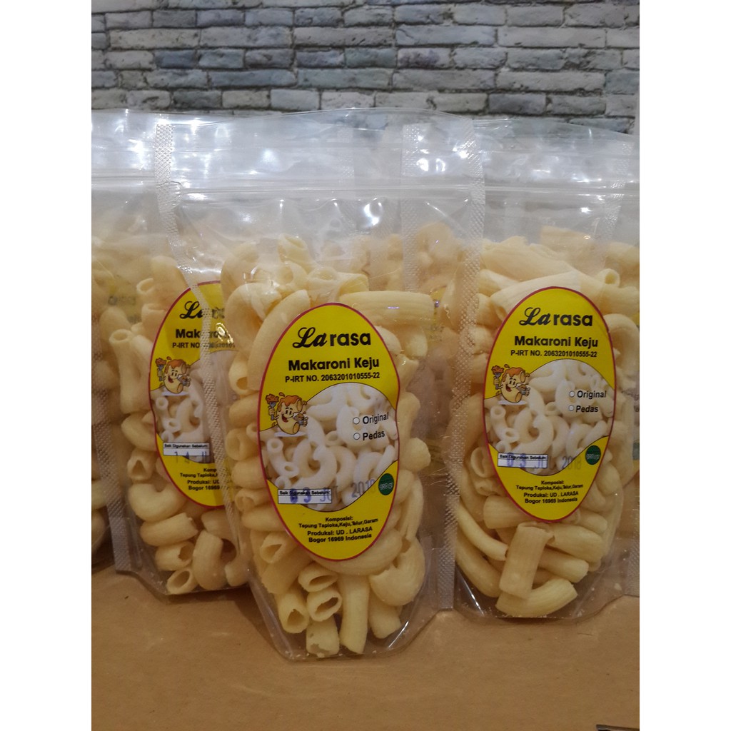 

La rasa Makaroni Keju rasa Original. Berat 100gr.