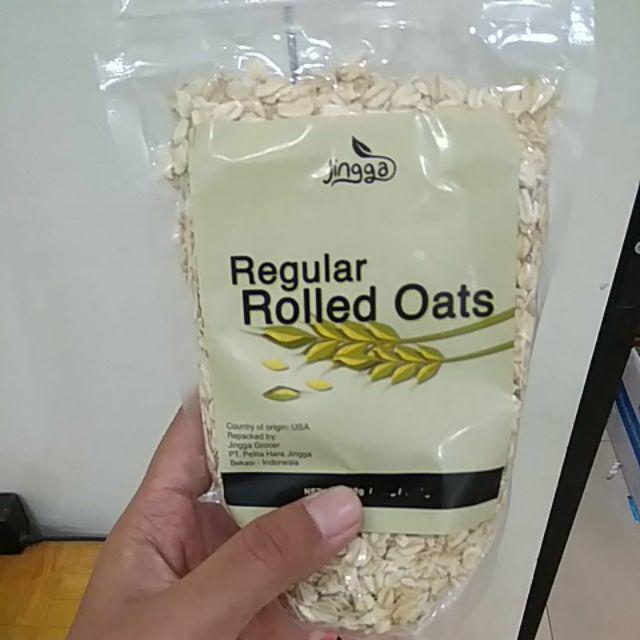 harga gandum Regular Rolled Oat 200g 400gr Natural Gandum  Utuh Non 