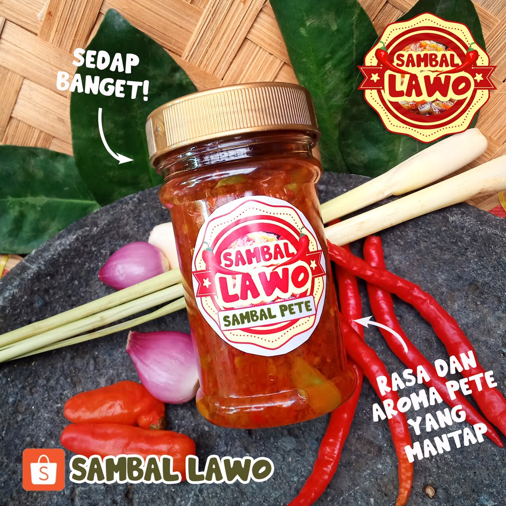 

SAMBAL PETE - SAMBAL PETAI - SAMBAL KEMASAN BOTOL - MAKAN PRAKTIS - SAMBAL LAWO