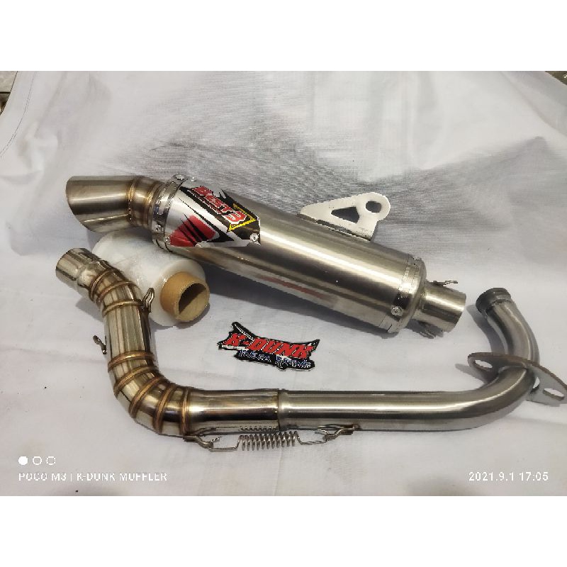 Knalpot racing best3 model Corong buat honda beat scoopy Mio sporty Mio j soul gt spin vario