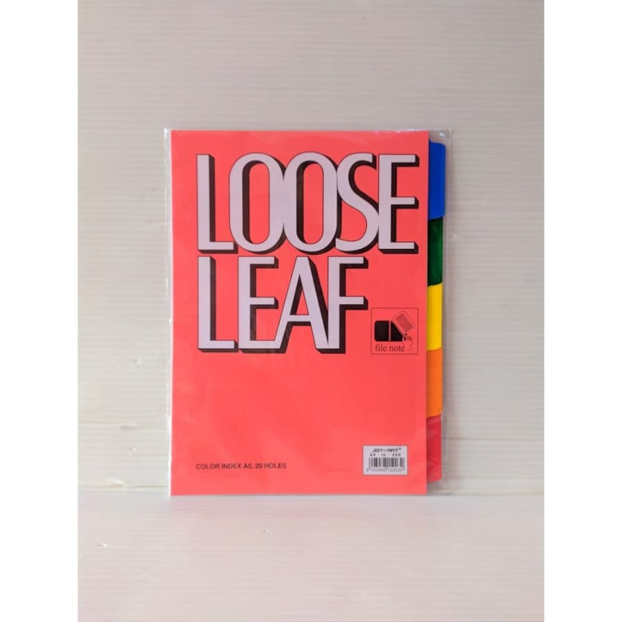 

joy-art index a5-il-05c 5 Pages | Loose Leaf Pembatas Binder A5