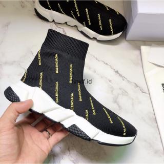  Sepatu  Olahraga  Model Kaus Kaki Ukuran 35 44 Warna Hitam  