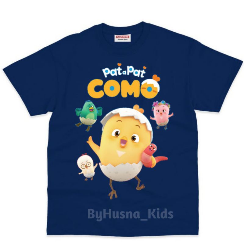 COMO BAJU ANAK KAOS ANAK PAT A PAT COMO KARTUN YOUTUBE YUTUB ATASAN ANAK BAYI BALITA BATITA TK SD PA