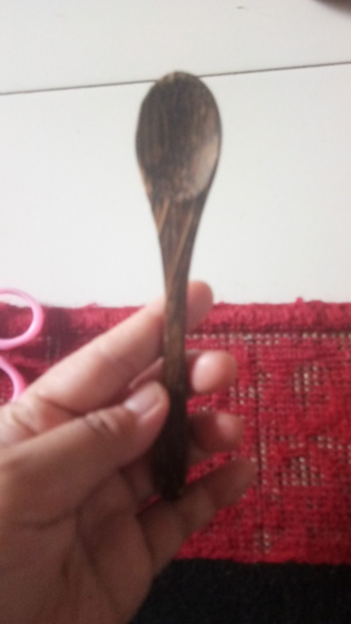 Sendok Unyil Kayu Aren 10cm