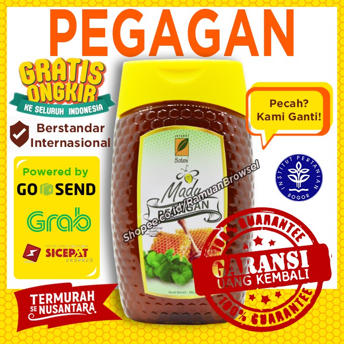 

Madu Pegagan 500gram Serambi Botani