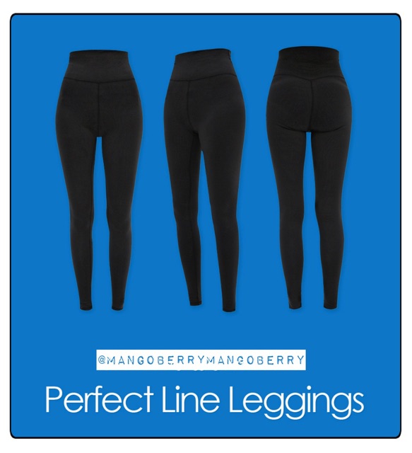 CHUU Korea -5kg perfect line legging plus - BLACK