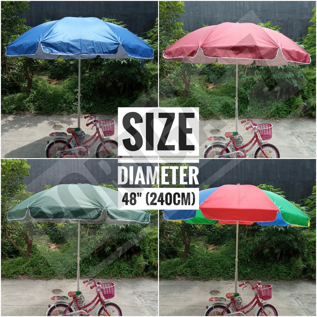 Payung Pantai Tenda Jualan Jumbo Anti UV 48&quot;(240cm) Parasol Original Osaka/Nagoya