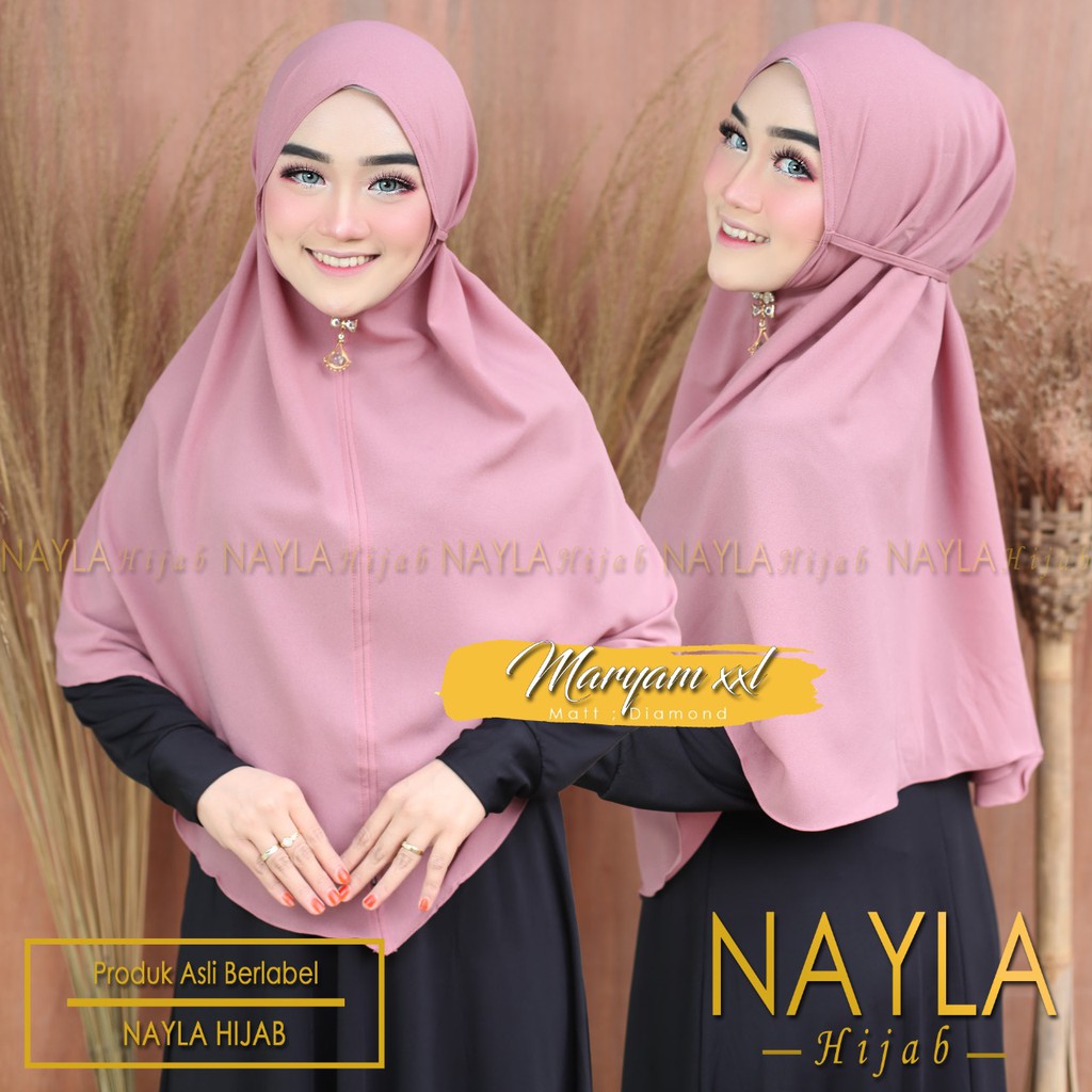 BERGO MARYAM JUMBO XXL/HIJAB SIMPLE ORIGINAL NAYLA HIJAB-3