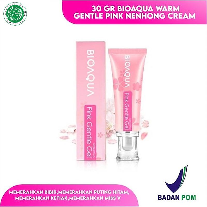 BIOAQUA Nenhong Pink Gentle Gel 30g Lip Serum Pemerah Bibir Kewanitaan