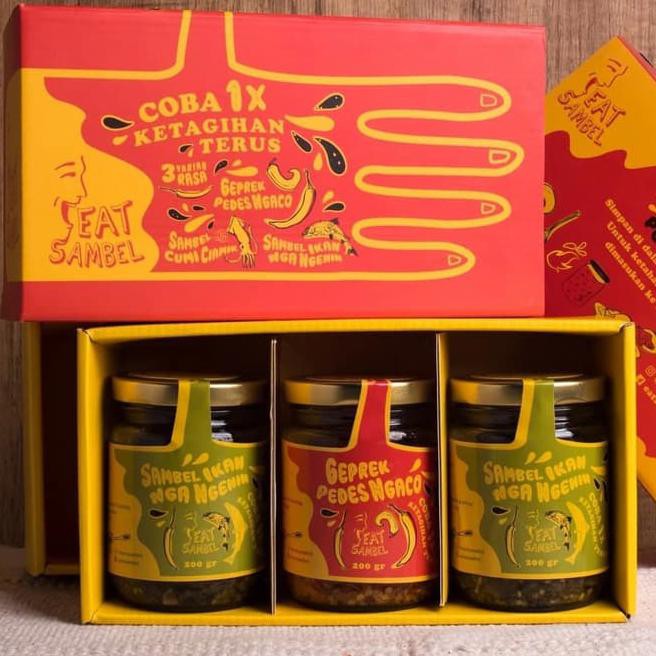 

qek5 3 rasa sambal pedas / sambal cumi / sambal geprek / sambal ikan - cumiikangeprek q3d2