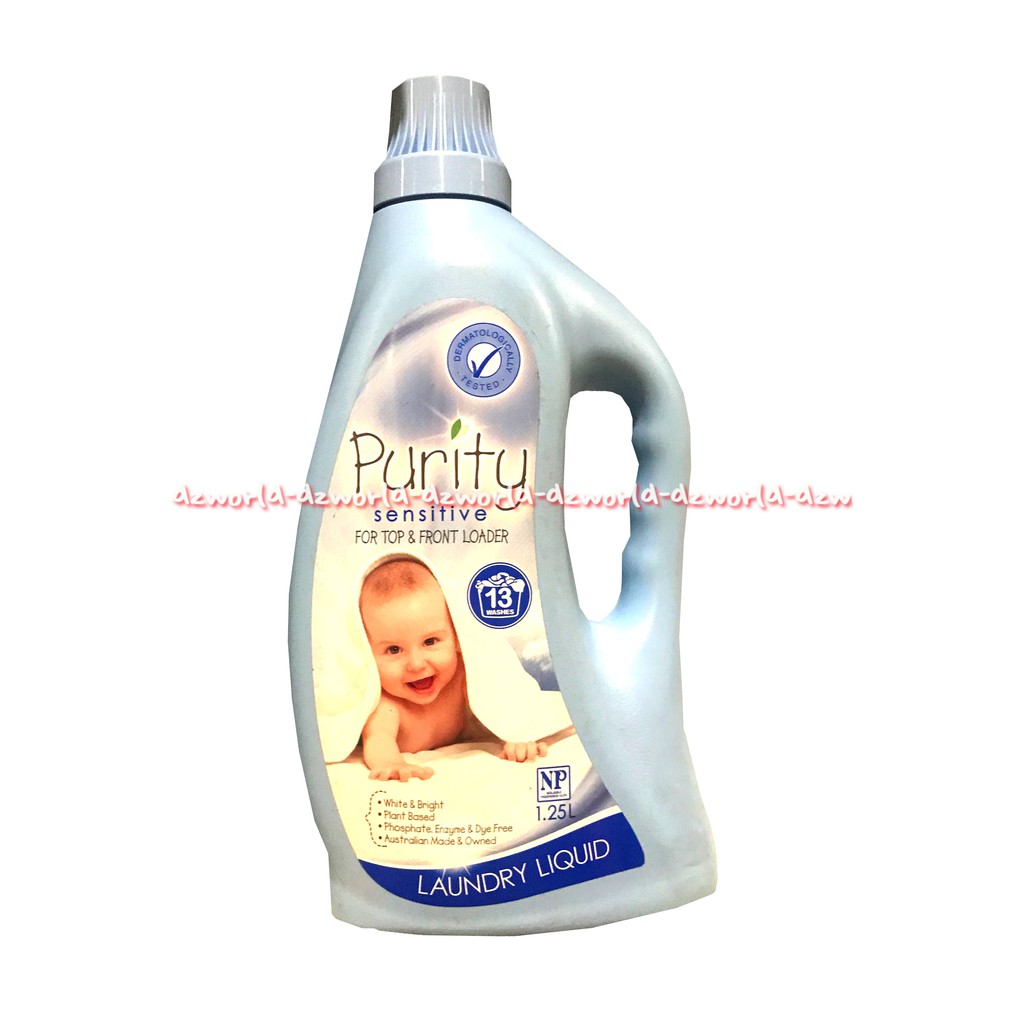 Purity Sensitive Laundry Liquid 1,25L Detergen Cair Untuk Kulit Sensitif