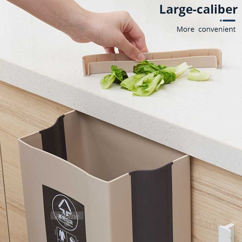 Tempat Sampah Lipat Mobil Dapur Foldable Bin Trash 6L accesoris mobil burnhilda