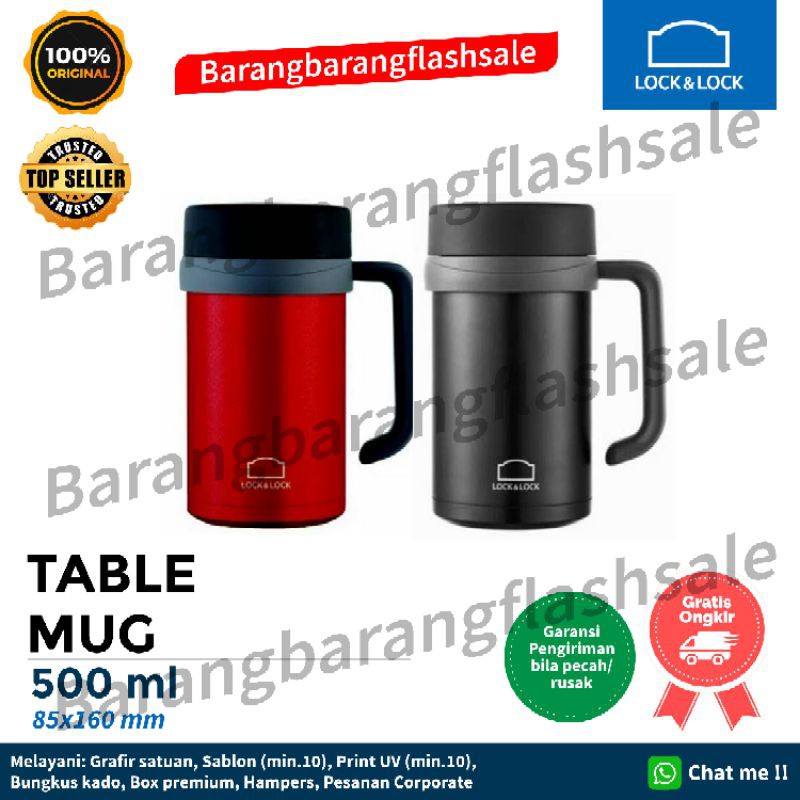 Lock n Lock Table Mug Hot &amp; Cool 500ml LHC4026