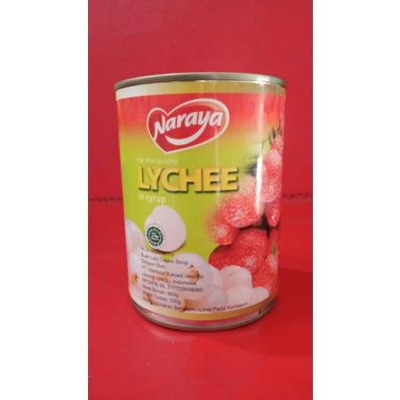 

2Xbtygneal Sakha Snack ) Naraya Lychee / Leci Kaleng 565 Gr