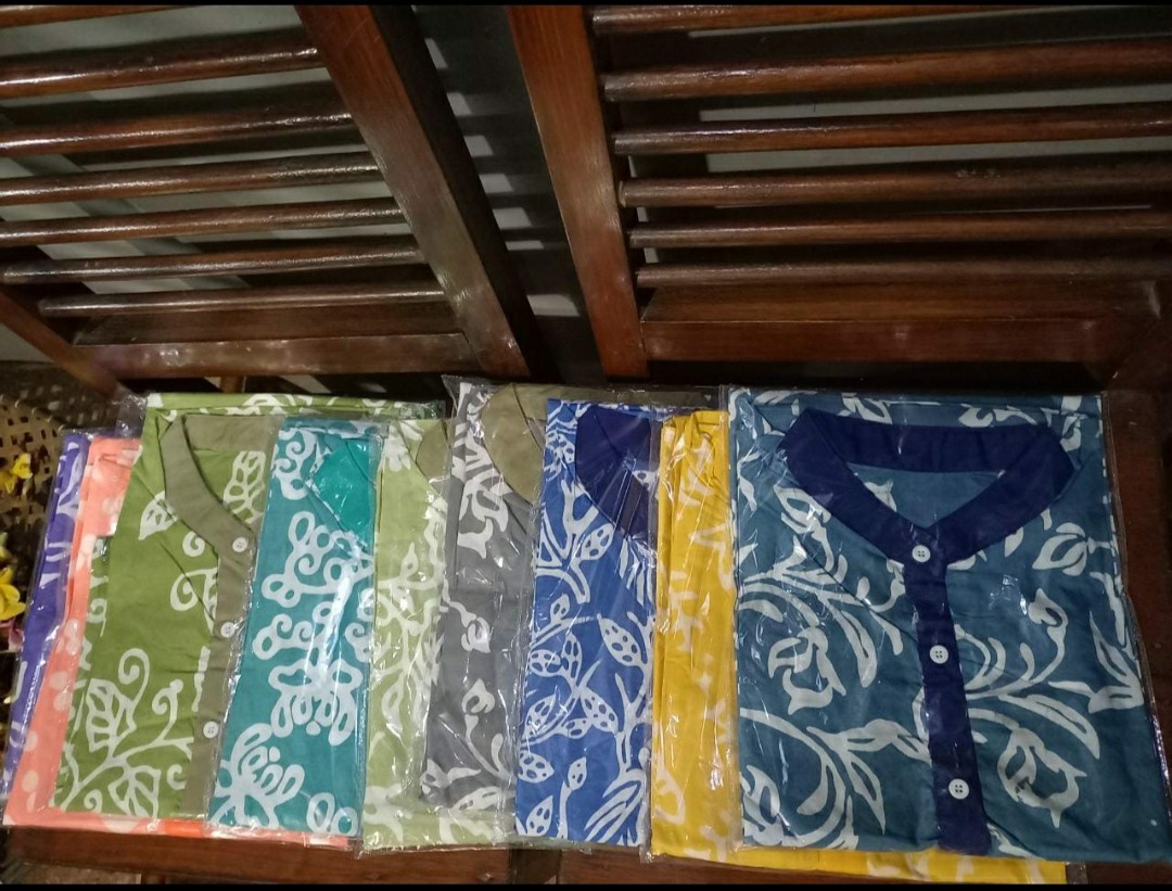 Batik Wanita Gamis Lowo Batik Premium Kaftan Kelelawar