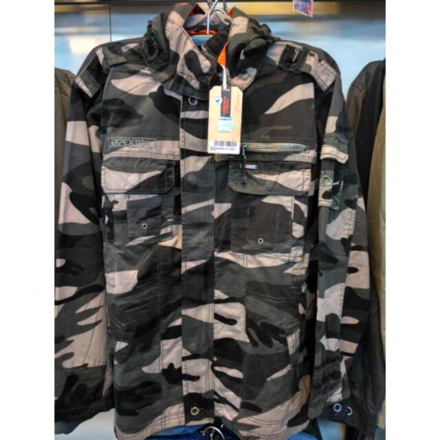 Jaket Cargo Safari Pajang Loreng Cardinal Original