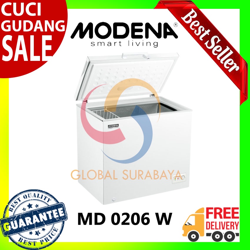 CHEST FREEZER MODENA TYPE MD-0206-W