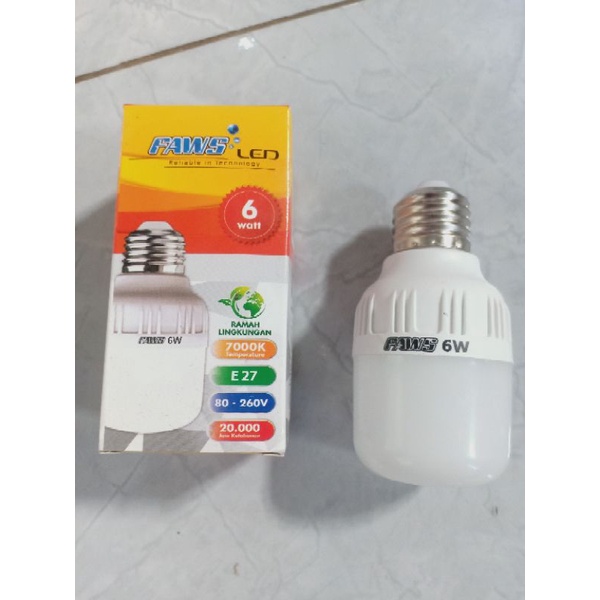 lampu led 6 wat