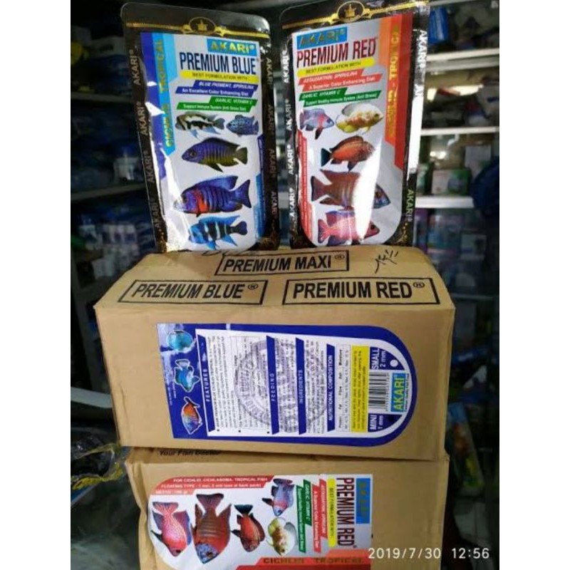 Pelet Premiun Blue & Premium Red & Premium Yellow