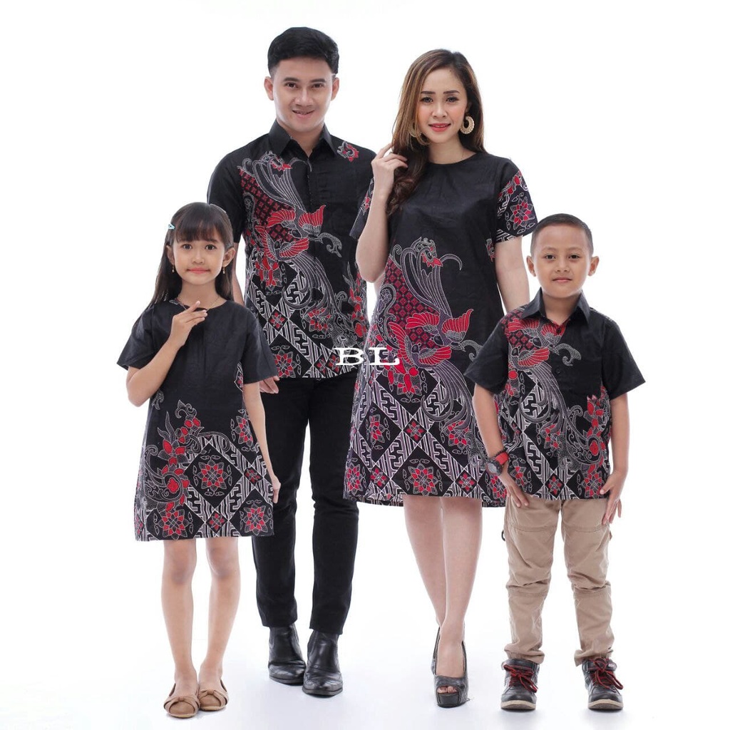 Batik couple modern - Atasan batik - Batik couple wanita - Seragam Batik kenari ireng - dress batik