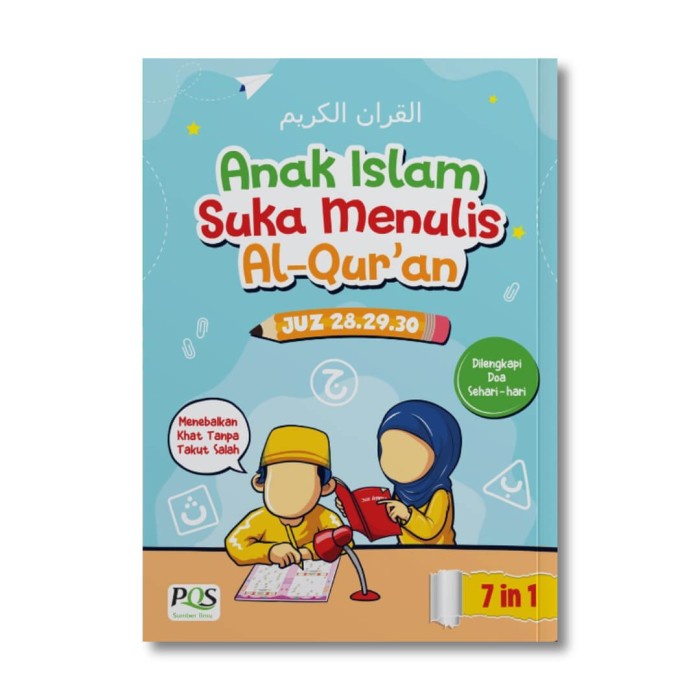 READY Buku Anak Islam Suka Menulis Al Quran Anak Islami