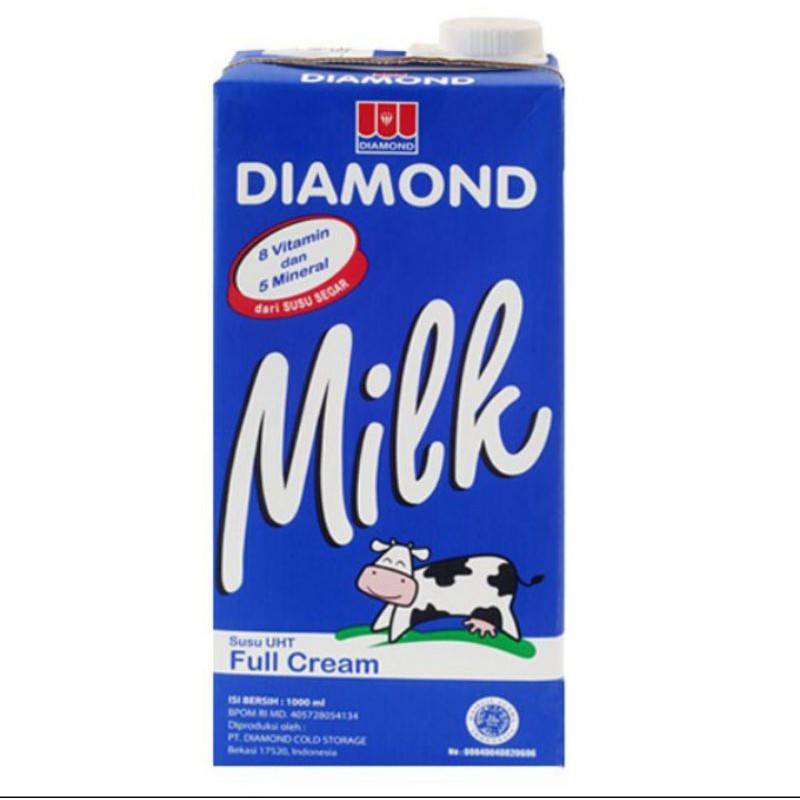 

Susu Diamond 1 liter Full Cream