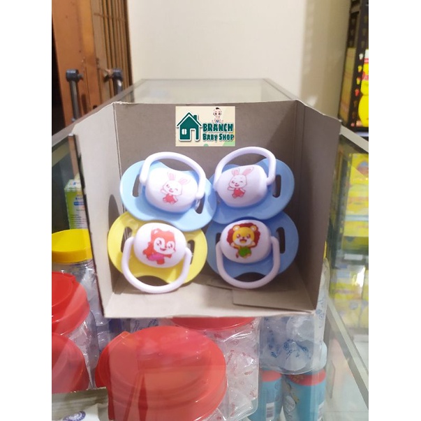 Empeng Dot Bayi Huki,Empeng dot bayi Biasa Non Merk,Empeng Buah Bayi Training,Teether Gigitan Bayi Mainan Bayi-1