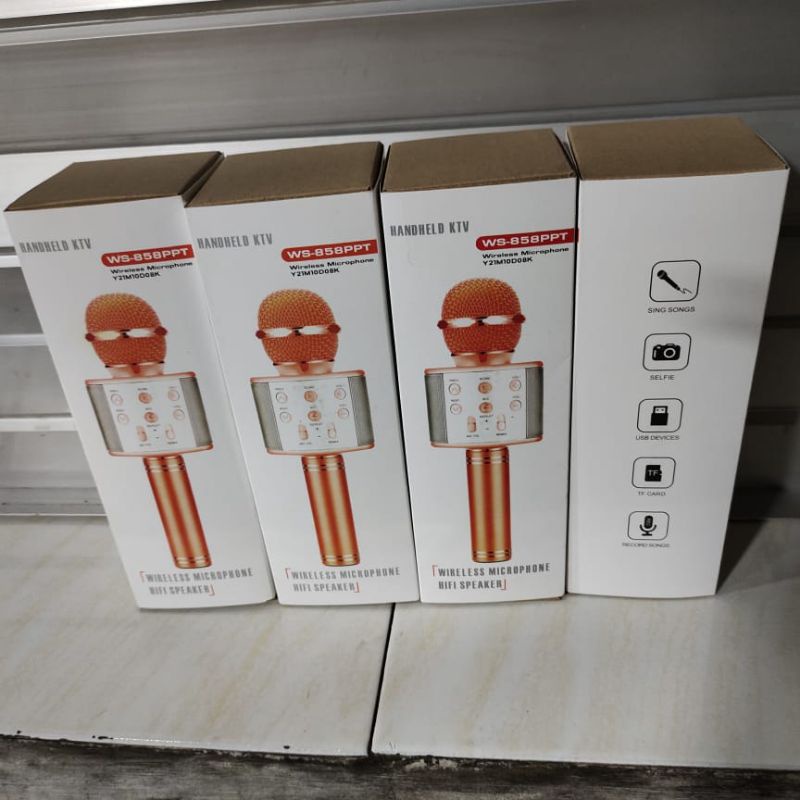 MIKROFON KARAOKE BLUETOOTH ORIGINAL PRODUK