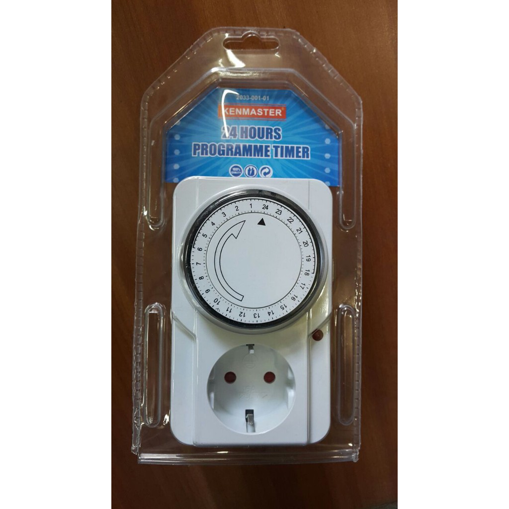 Stop Kontak Timer 24 Jam Kenmaster