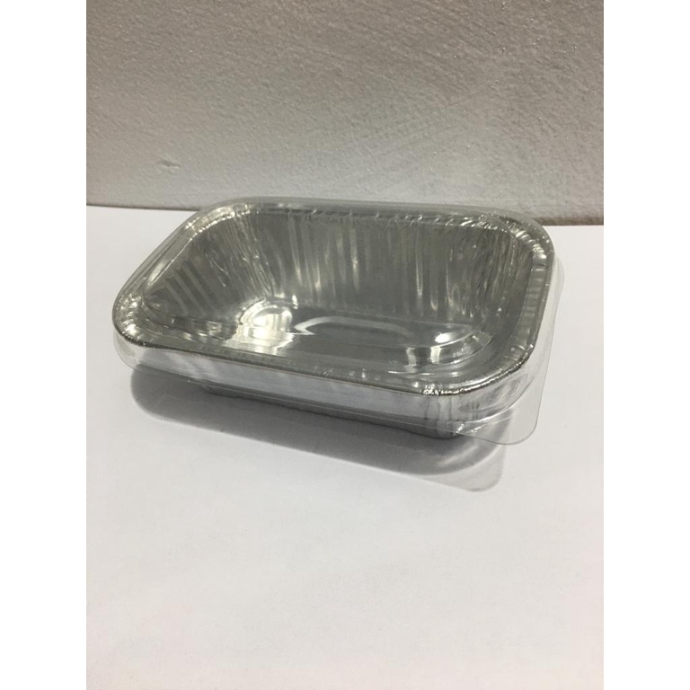 WADAH ALUMINIUM TRAY OX-250 DAN TUTUP - WADAH ALUMINIUM FOIL TRAY - OX 250