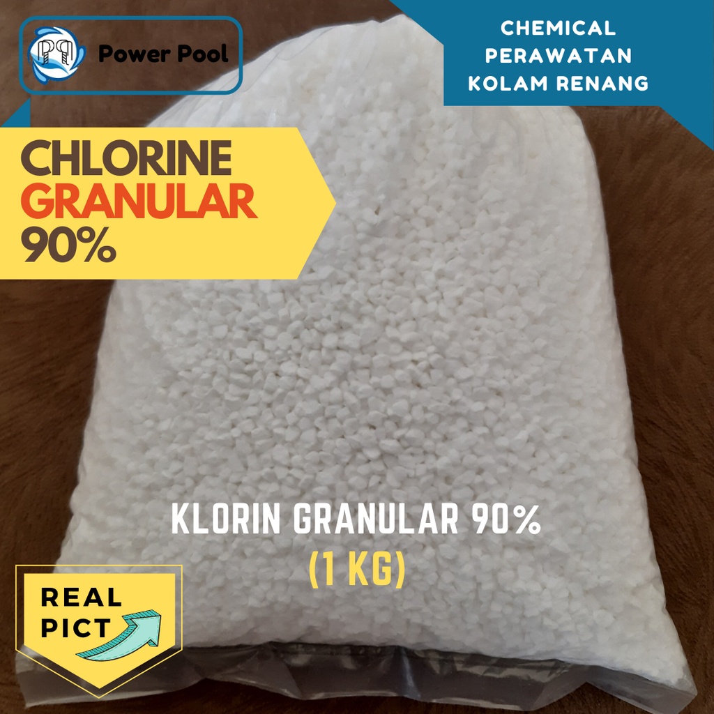 Klorin Granular 90% Penjernih Air Kolam Renang / Sumur