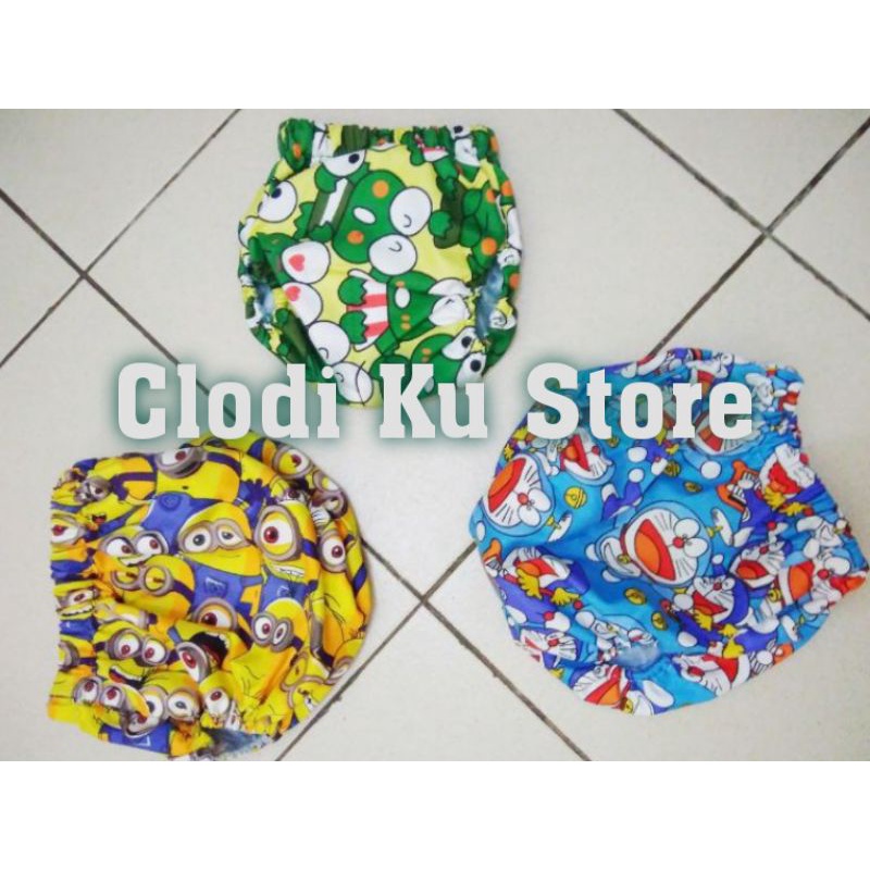 ( CUCI GUDANG ) CLODI CELANA / POPOK KAIN CUCI ULANG MOTIF (JASBABY)