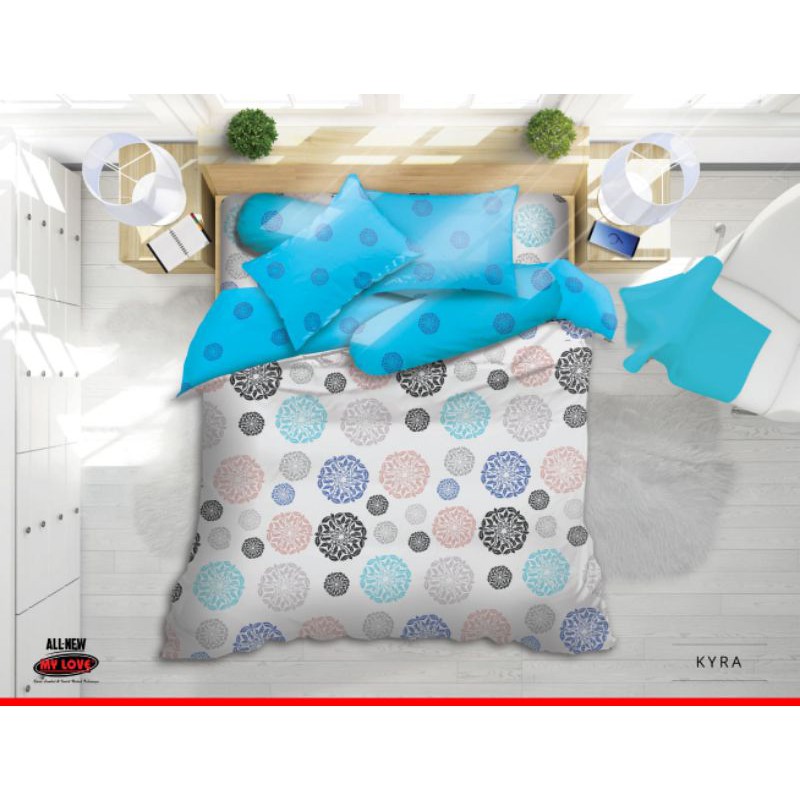 BEDCOVER MY LOVE KYRA SEPREI FLAT 