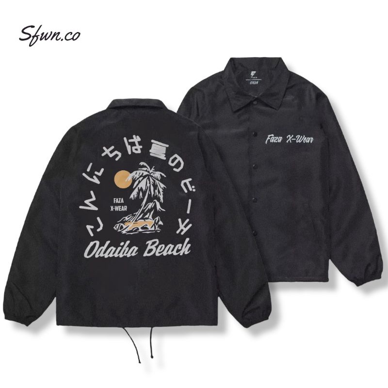 Jaket coach Odaiba beach limited edition / jaket coach pria wanita (Unisex) / jaket coach waterproof