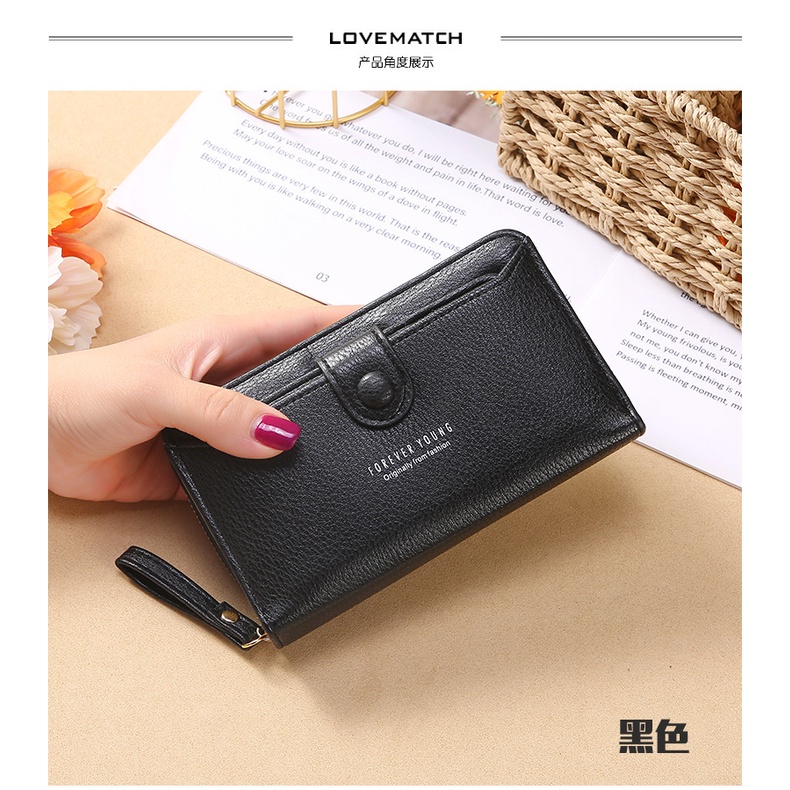 KhatinStore Dompet Panjang Premium Pria dan Wanita Import / Premium wallet / Forever Young - 362