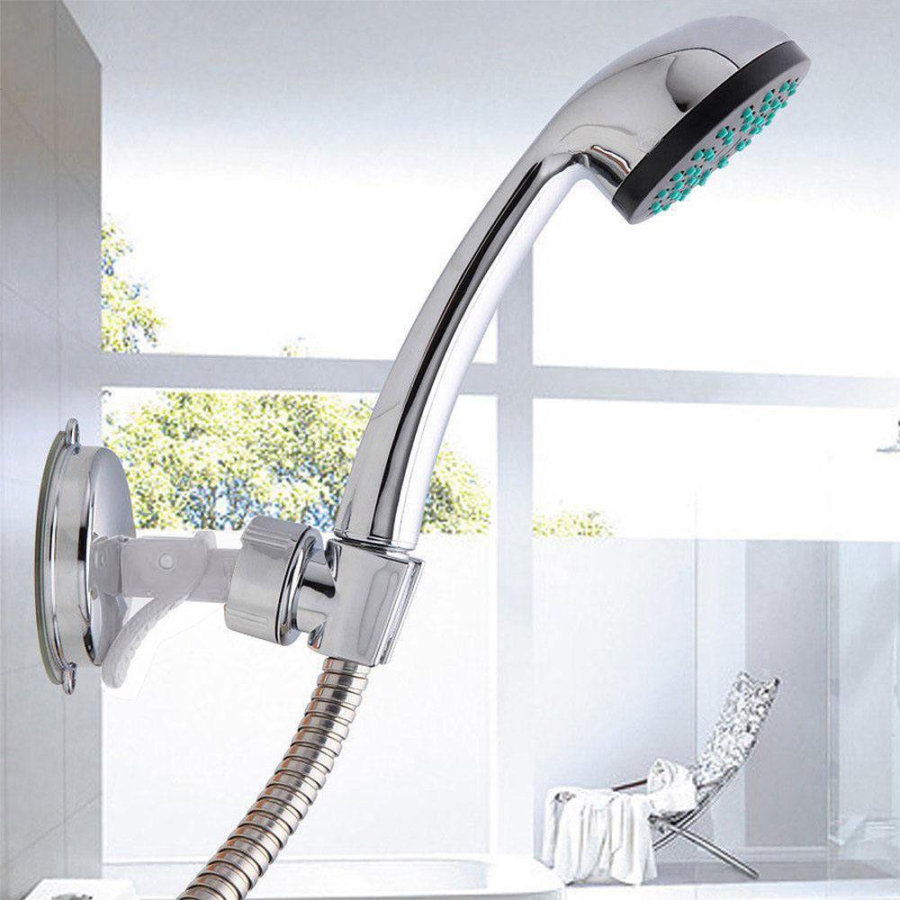 Populer Shower Head Holder Portable Surface Plating Dudukan Bracket Murah