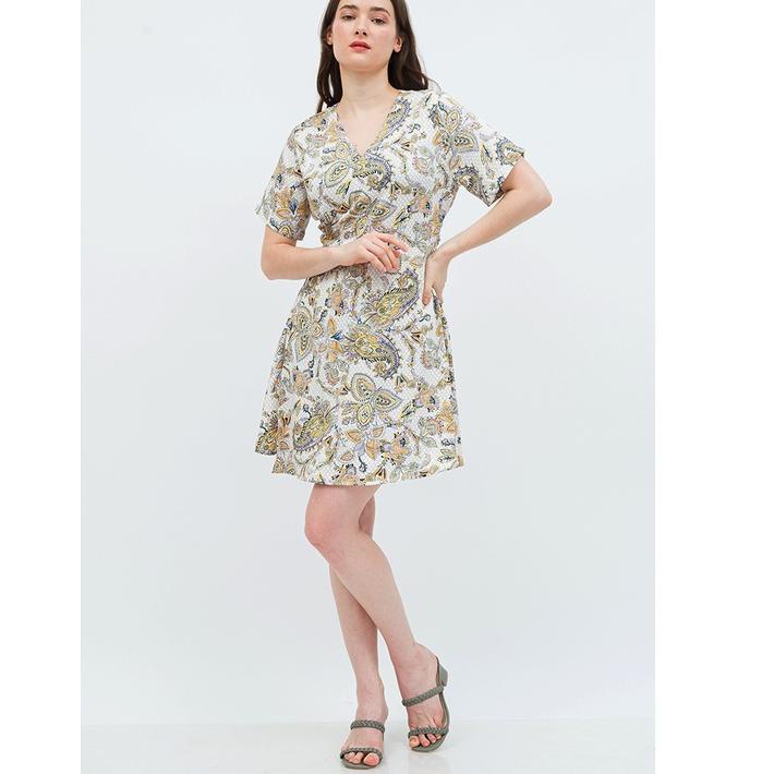 New Sale et cetera Printed Mini Wrap Dress