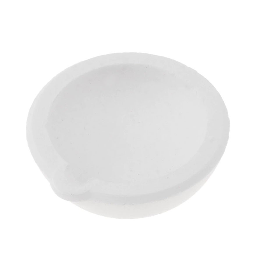 Wadah Mangkok Leleh High Temperature Quartz Silica Melting Dish Bowl