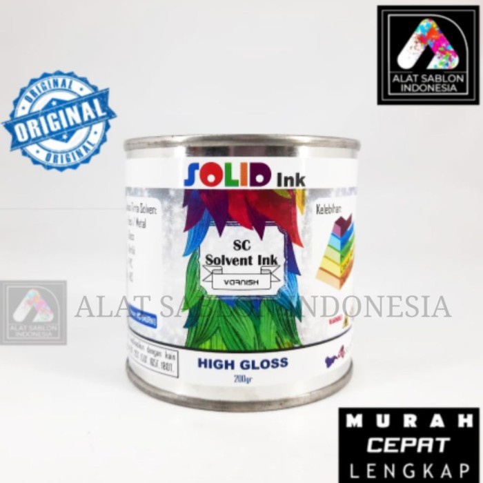 

Promo Bulan Ini Tinta Sablon Besi/ Gelas Kaca 200Gr Varnish Basis Minyak Solvent Murah