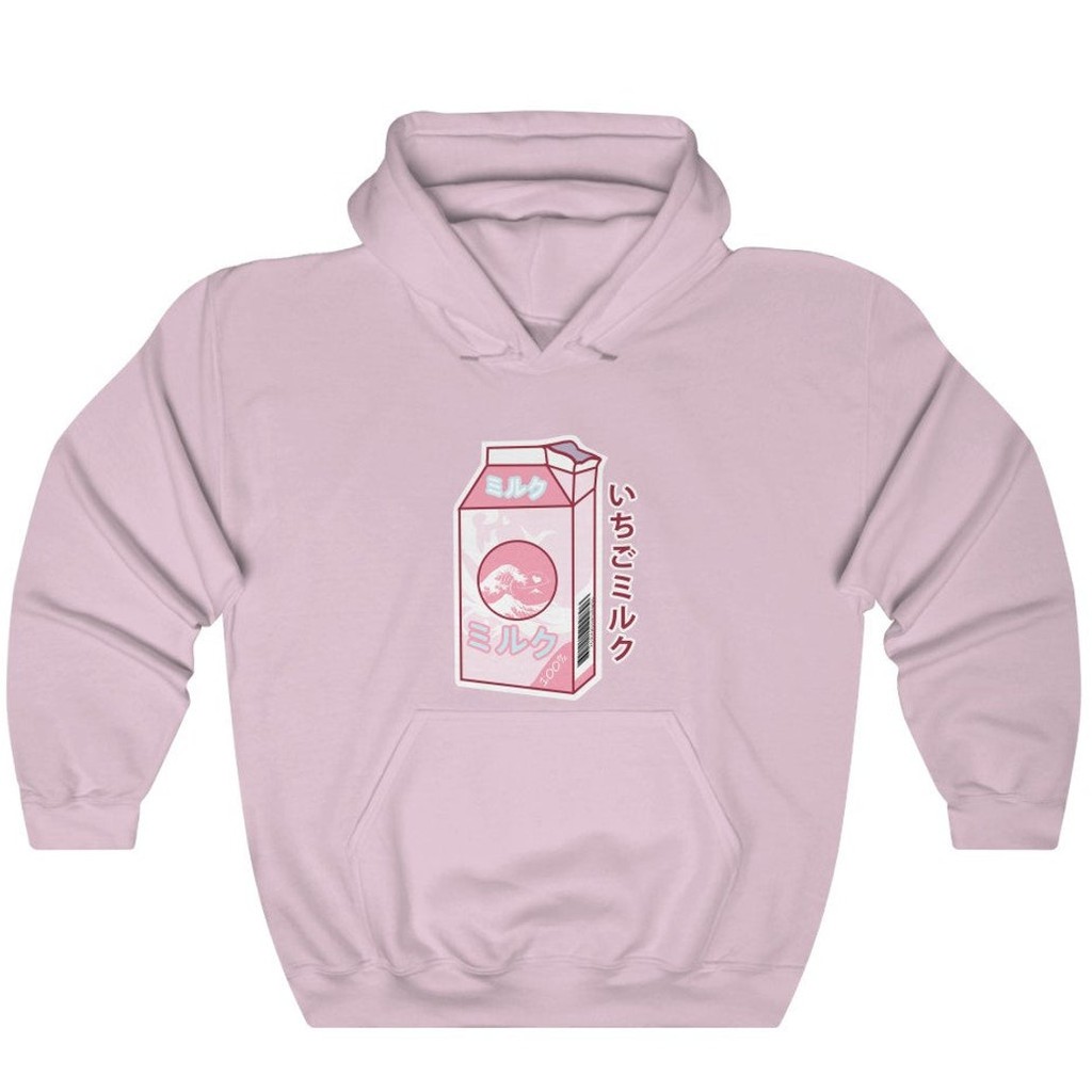 Hoodie Japanese Strawberry Milk Box