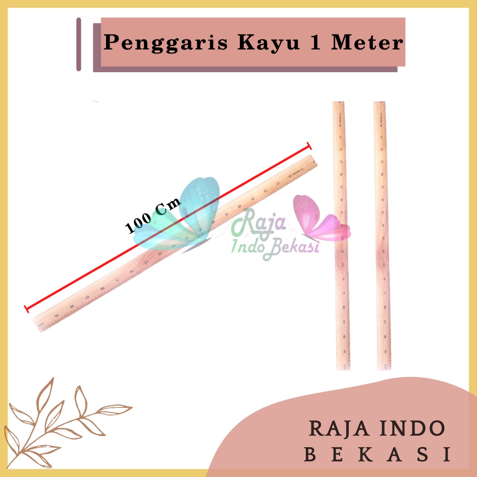 Penggaris Kayu 1 Meter Kualitas Bagus Penggaris Mistar 1 Meter Suplier Penggaris Kayu Panjang 100 Cm