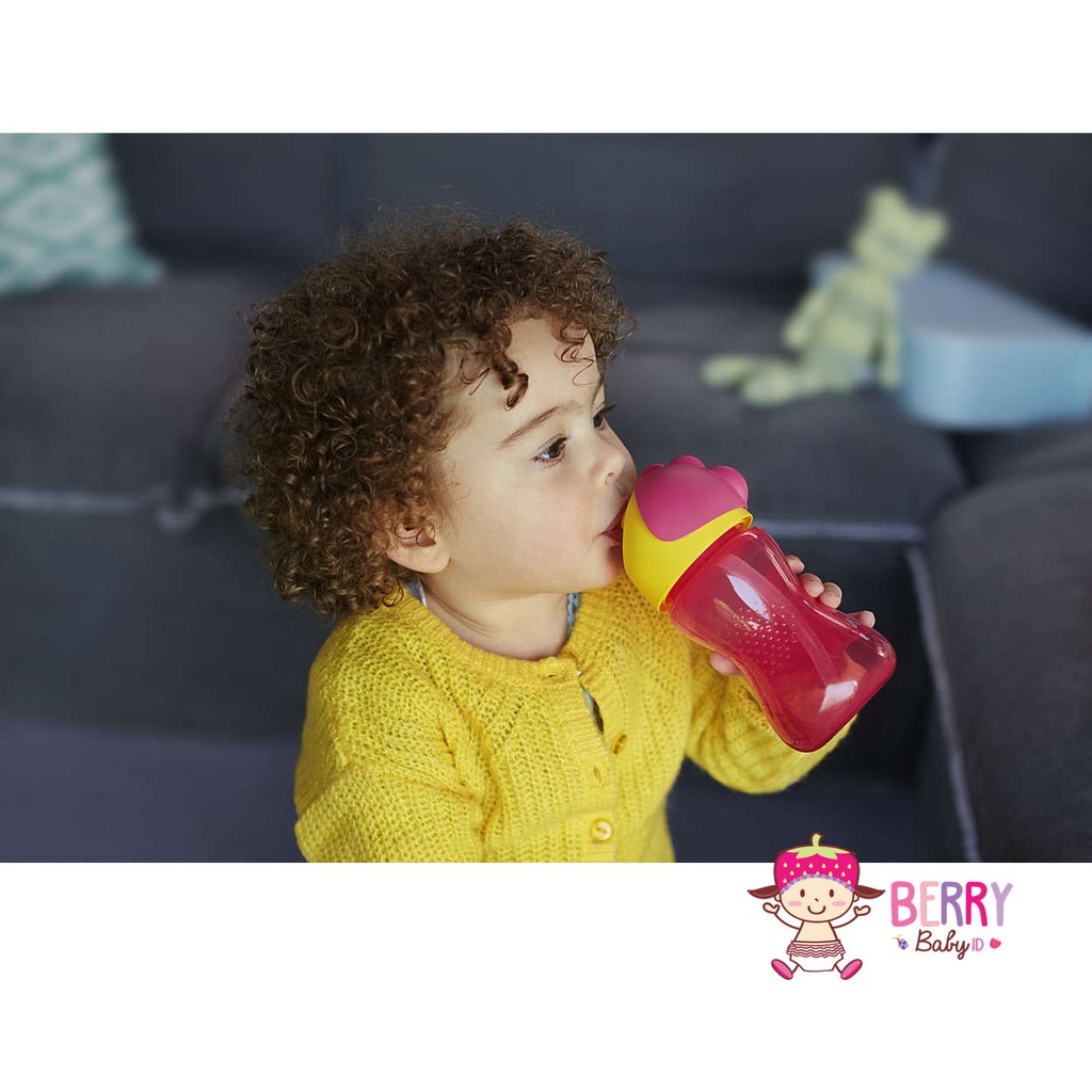 Philips Avent Bendy Straw Cup Botol Sedotan Bayi 300 ml / 10 oz Berry Mart