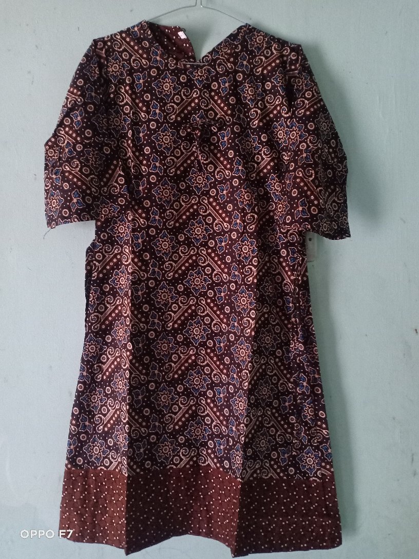 Batik Couple Keluarga Sania Ruffle Ori Ndoro Jowi Dnt Mataram